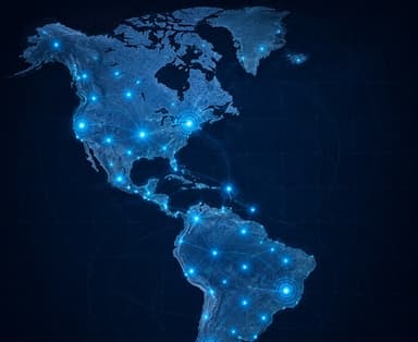World map showing reader locations